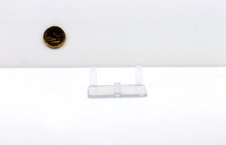 Acrylic Rectangular 3 Prong Stand Medium - Display Stands