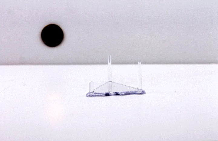 Acrylic Triangular 3 Prong Stand Small - Display Stands
