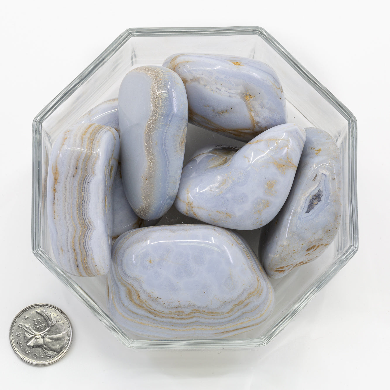 Agate Blue Lace Jumbo - Tumbled