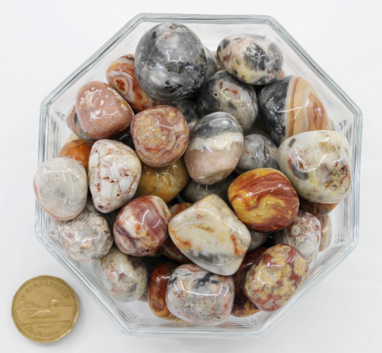 Agate Crazy Lace Red Large - Tumbled