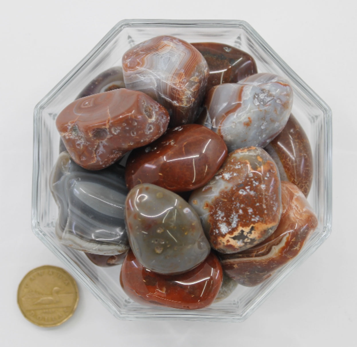 Agate Lake Superior Jumbo - Tumbled