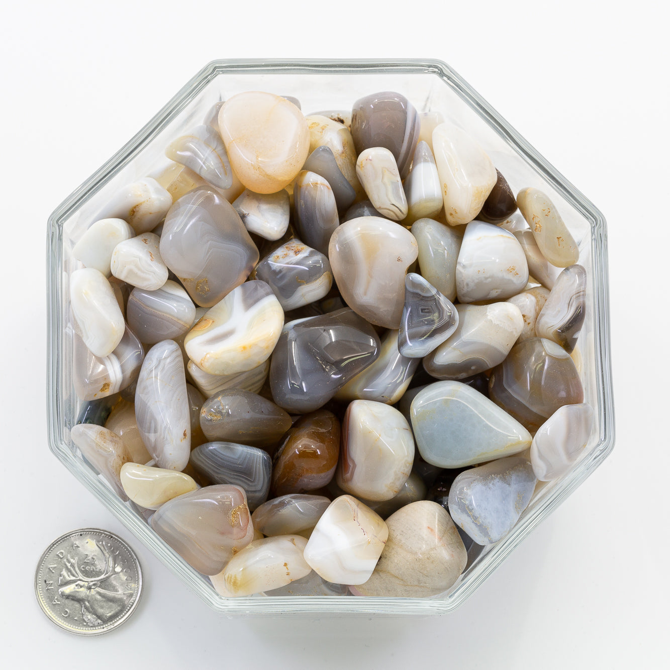 Agate Natural Medium - Tumbled