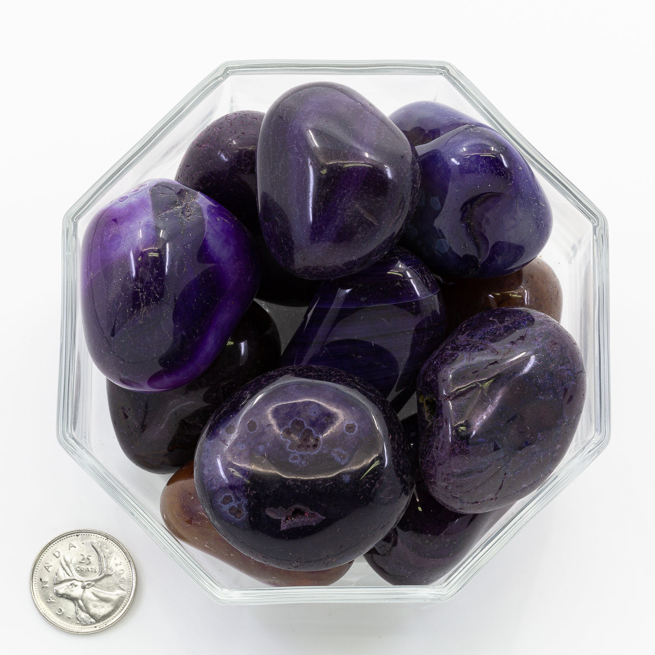 Agate Purple Jumbo - Tumbled