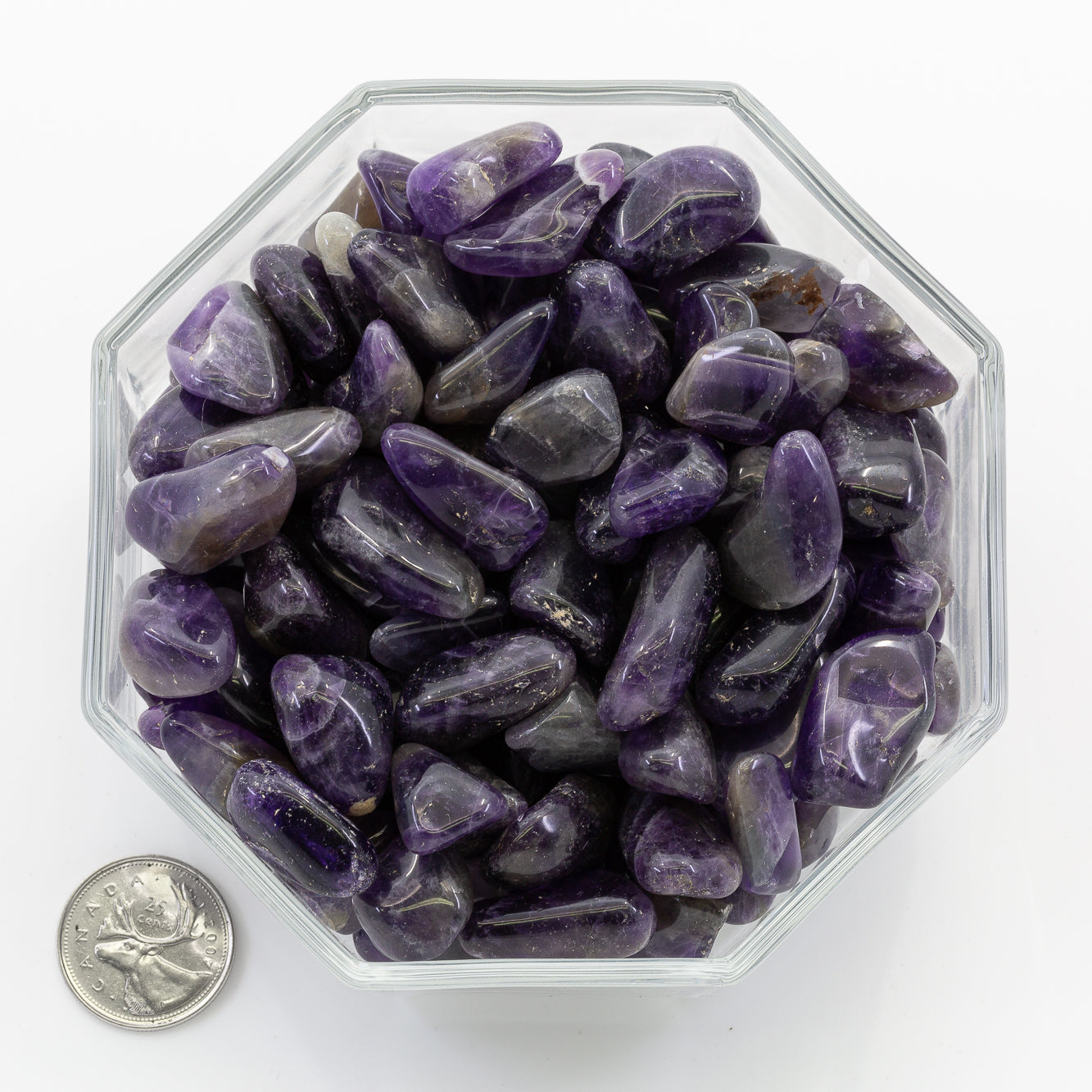 Amethyst Dark Large - Tumbled