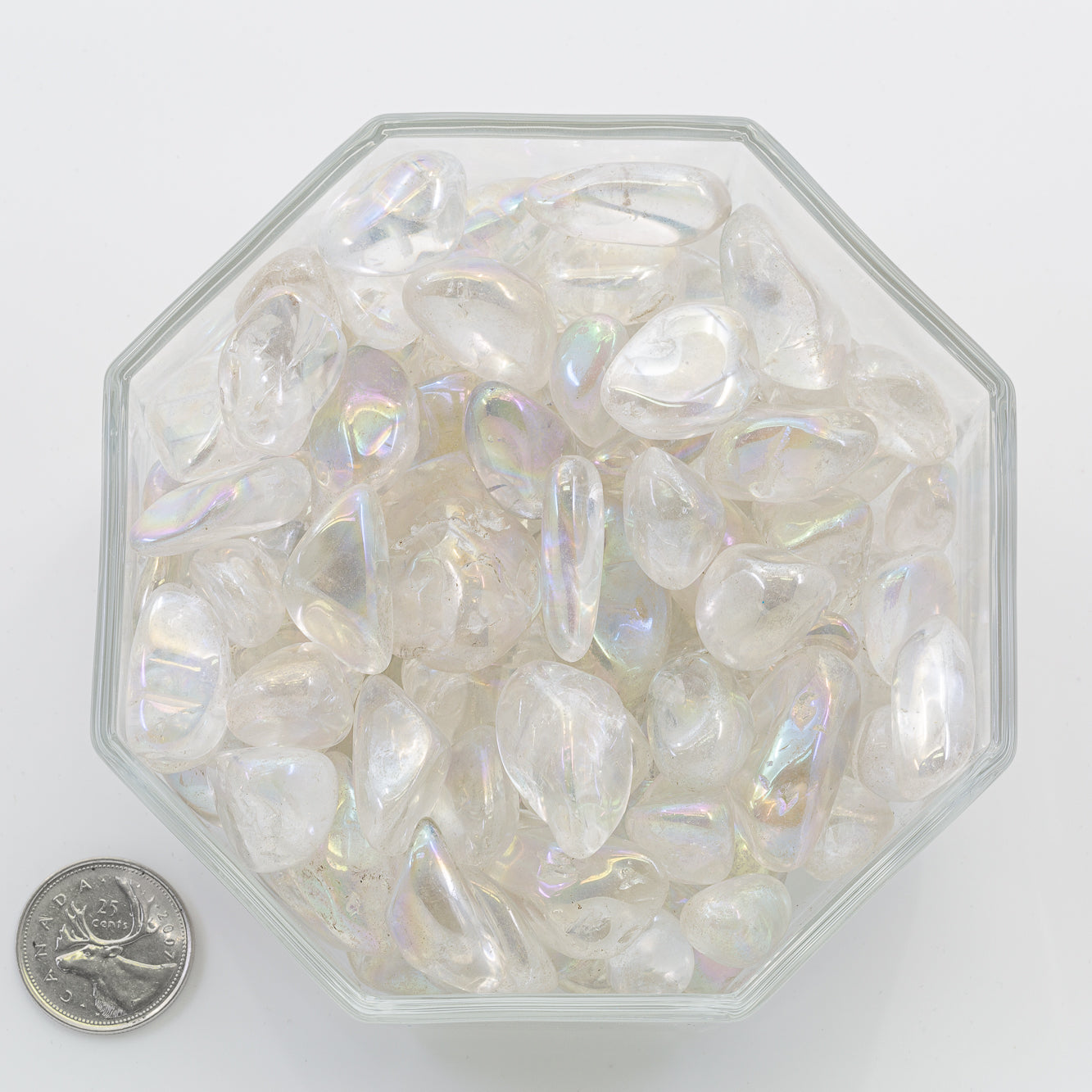 Aqua Aura Angel Large - Tumbled