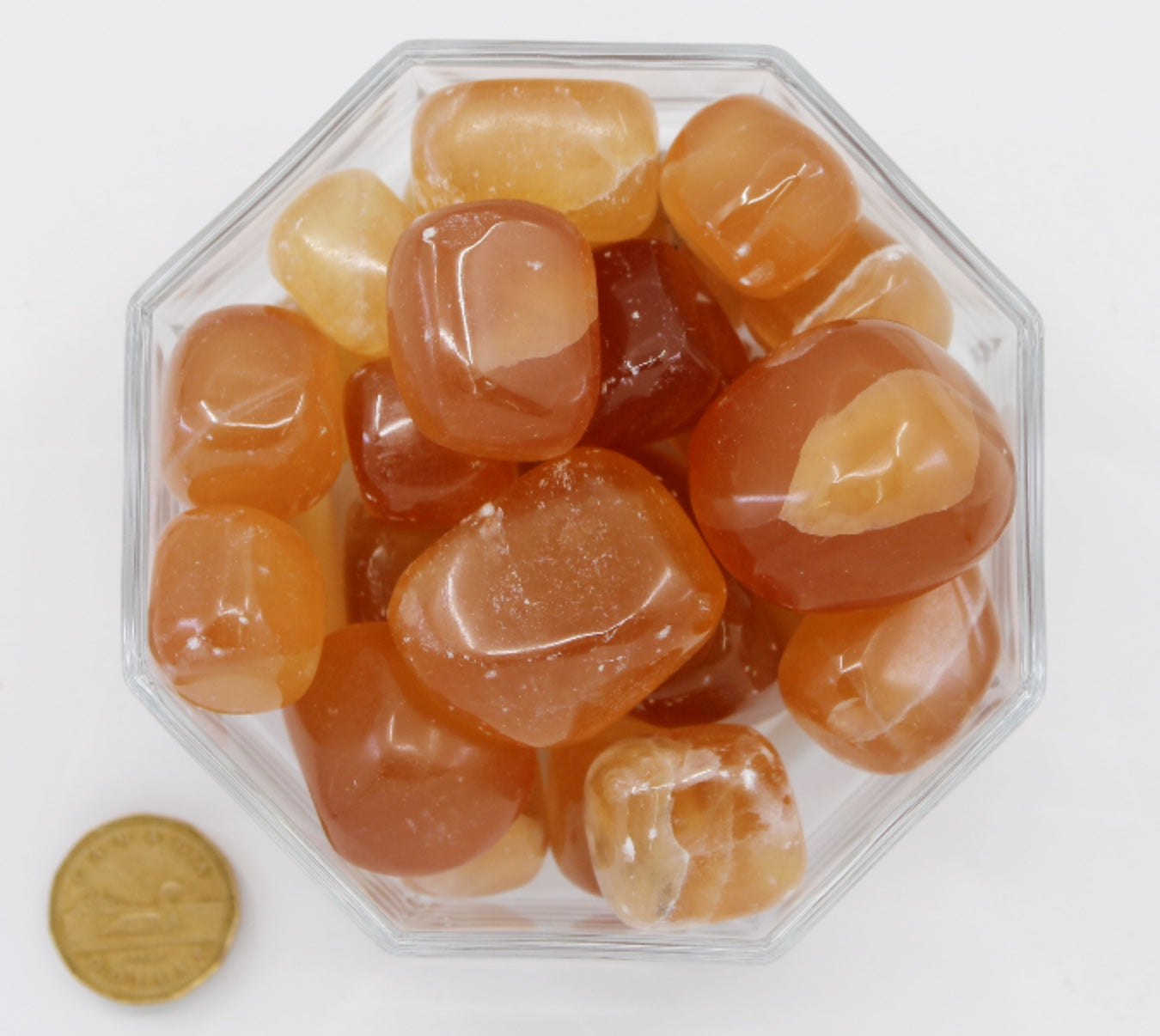 Calcite Honey Large - Tumbled