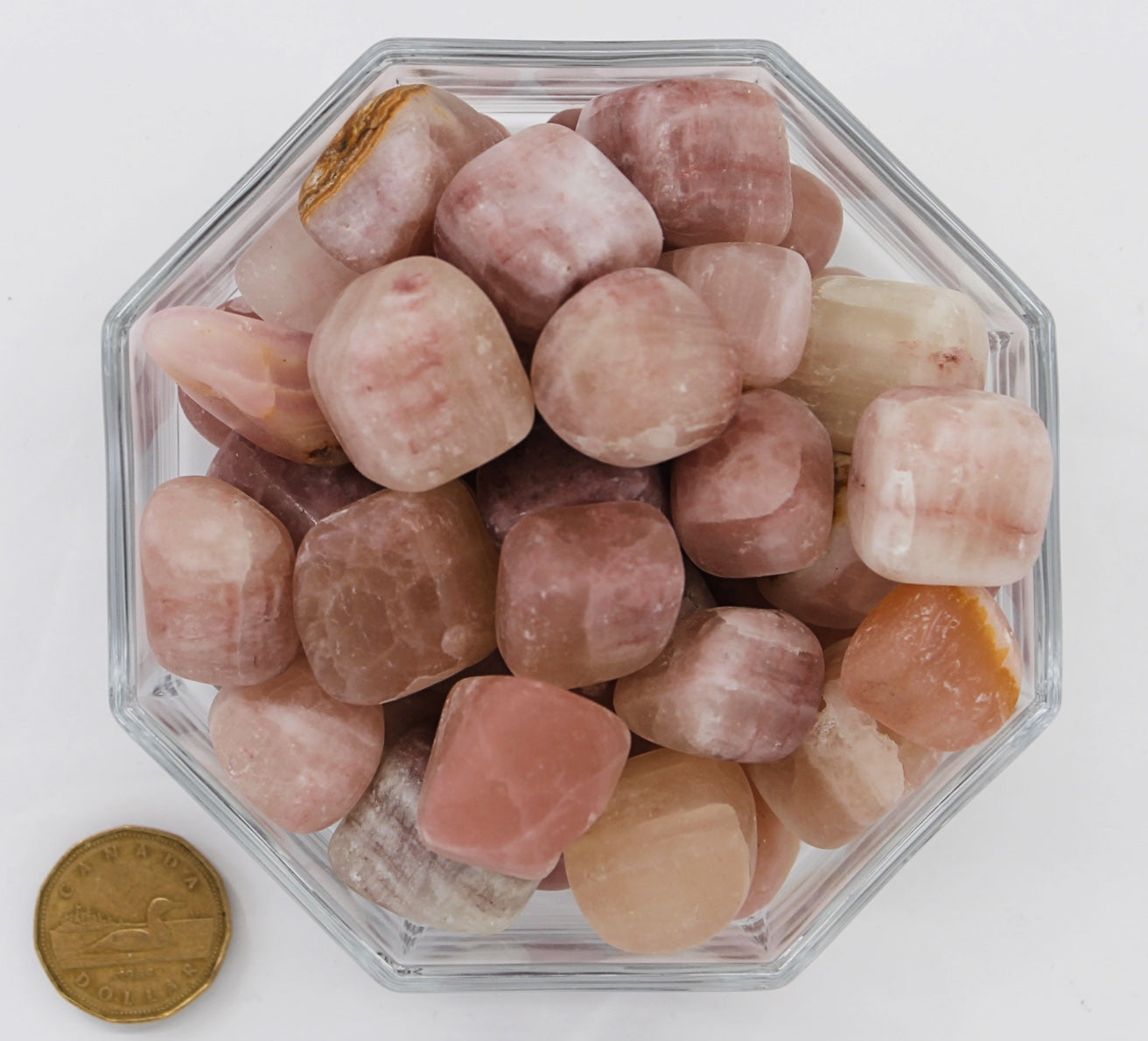 Calcite Rose Cubed Large - Tumbled