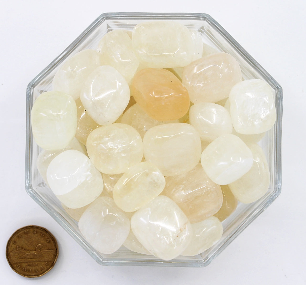 Calcite Yellow Large Extra Cubed - Tumbled