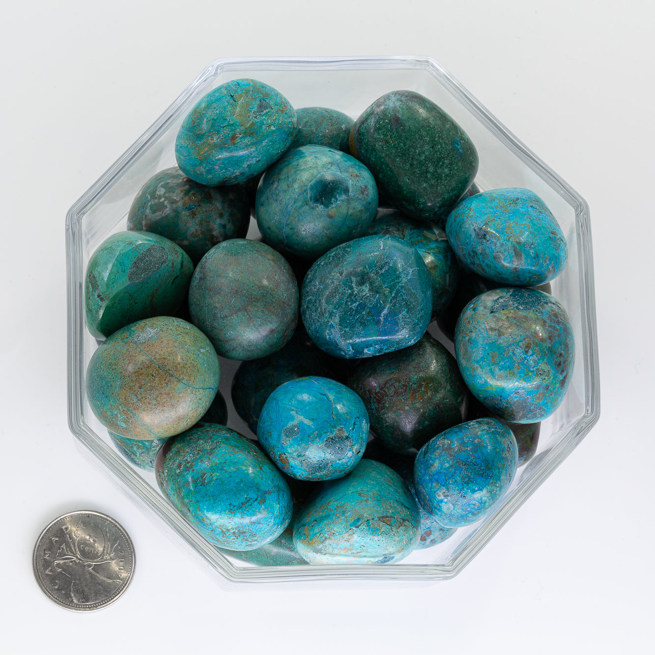 Chrysocolla Jumbo Rounded - Tumbled