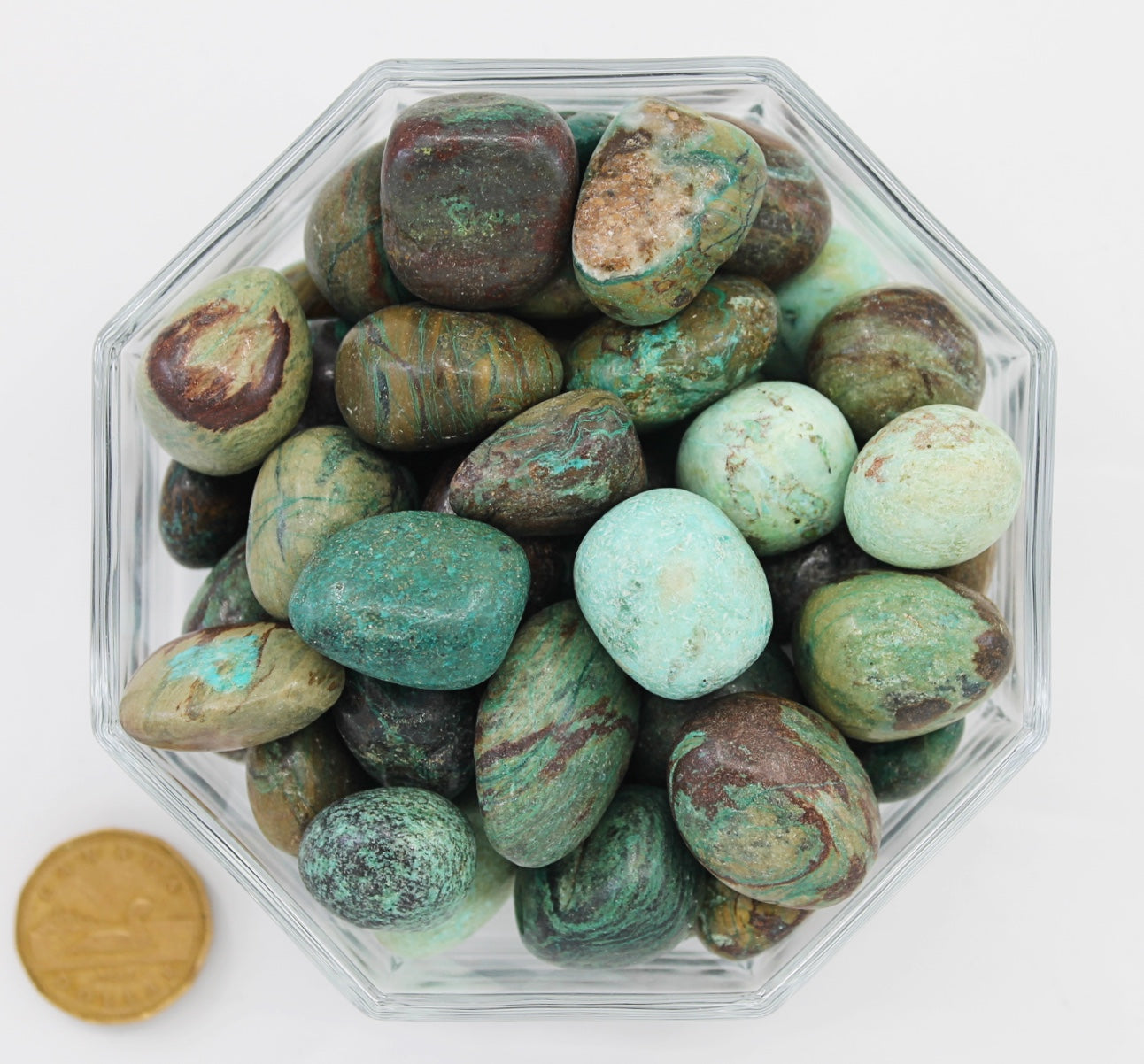 Chrysocolla Matte Large - Tumbled