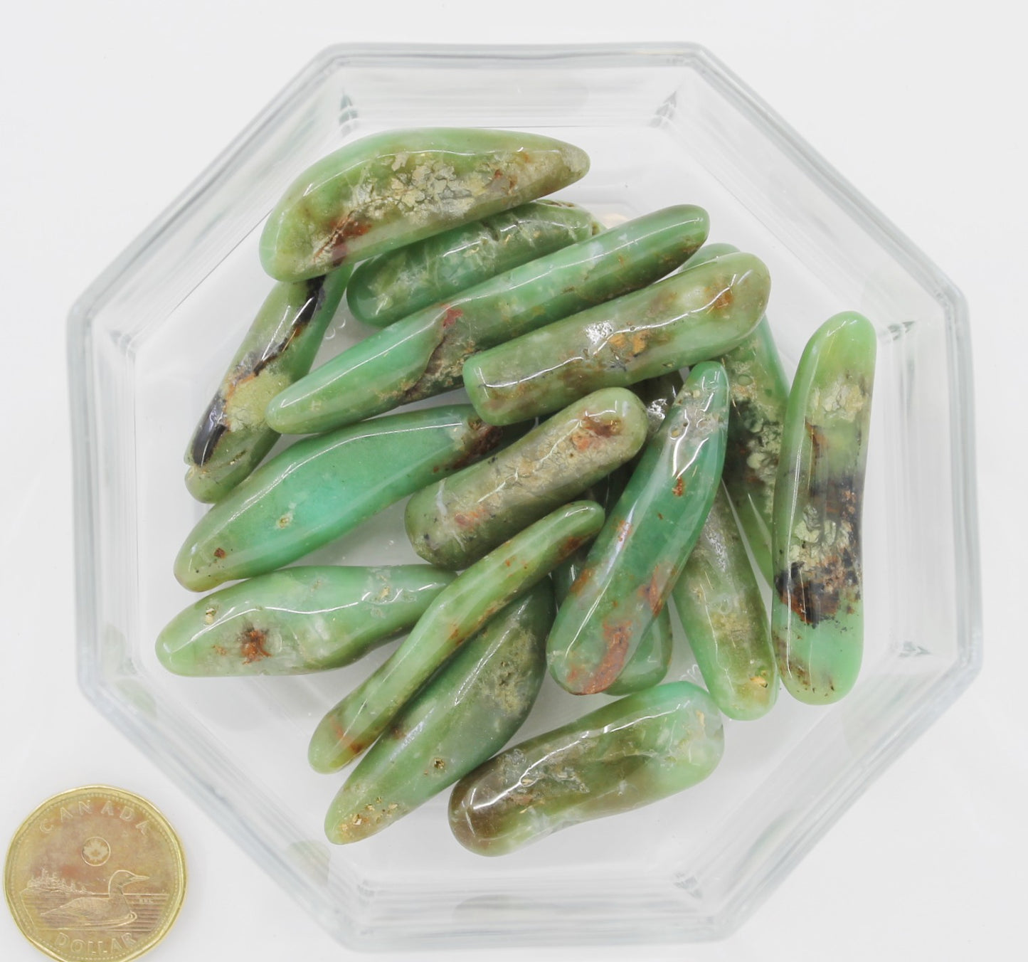 Chrysoprase Sticks - Tumbled