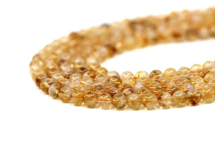 Citrine Phantom - Beads