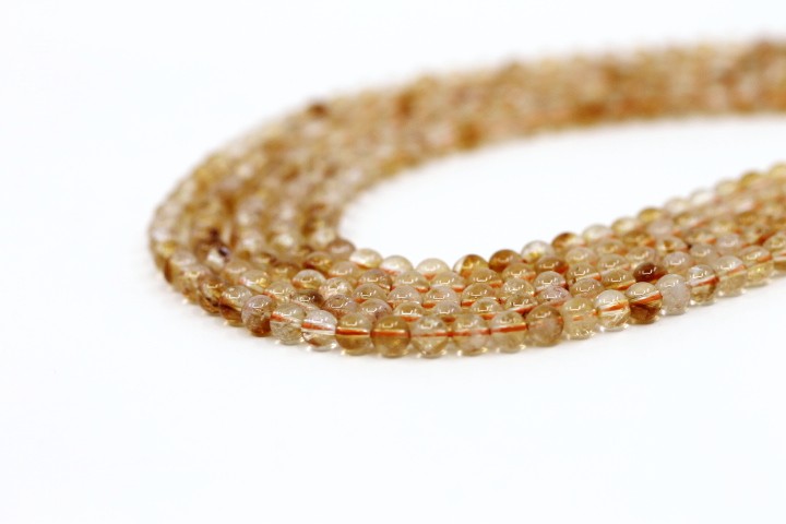 Citrine Phantom - Beads