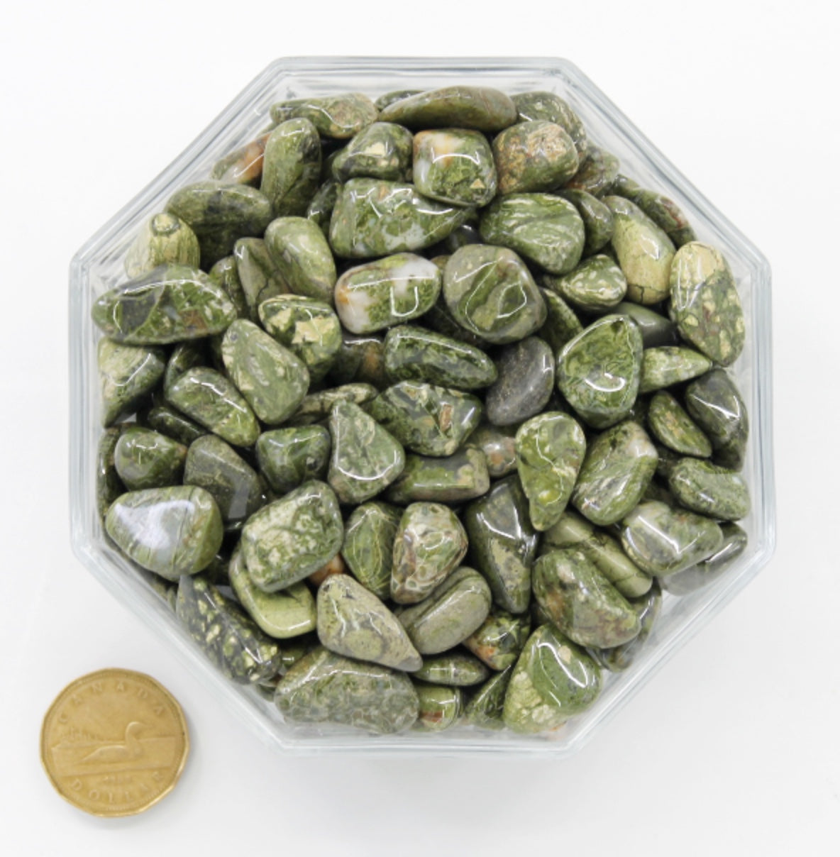 Epidote Brecciated Medium - Tumbled