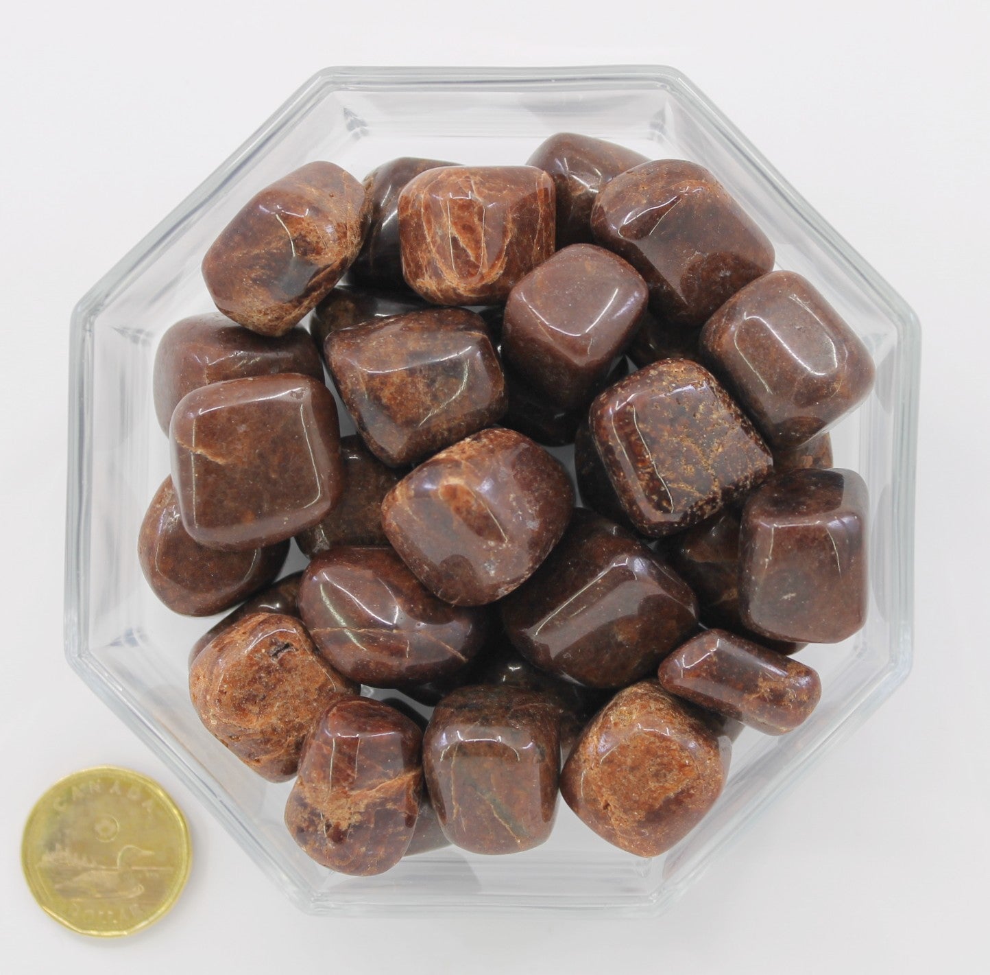 Garnet Hessonite - Tumbled