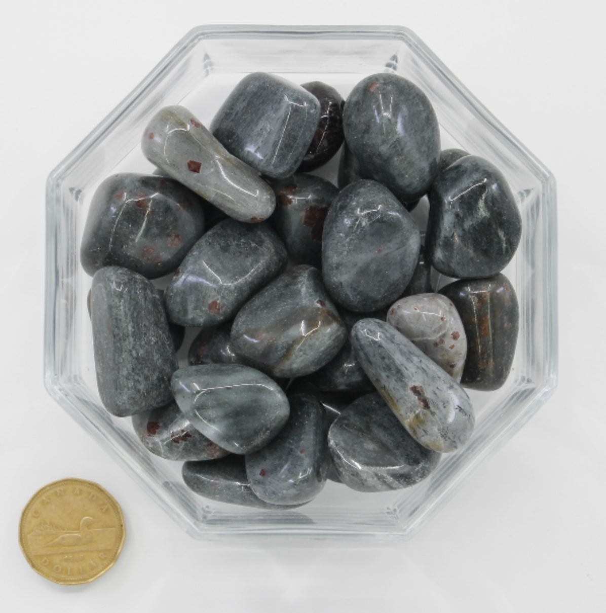 Garnet on Matrix - Tumbled