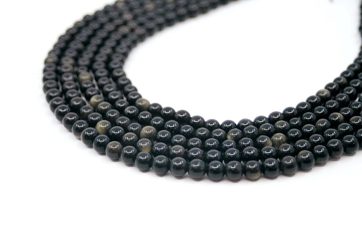 Obsidian Golden Sheen - Beads