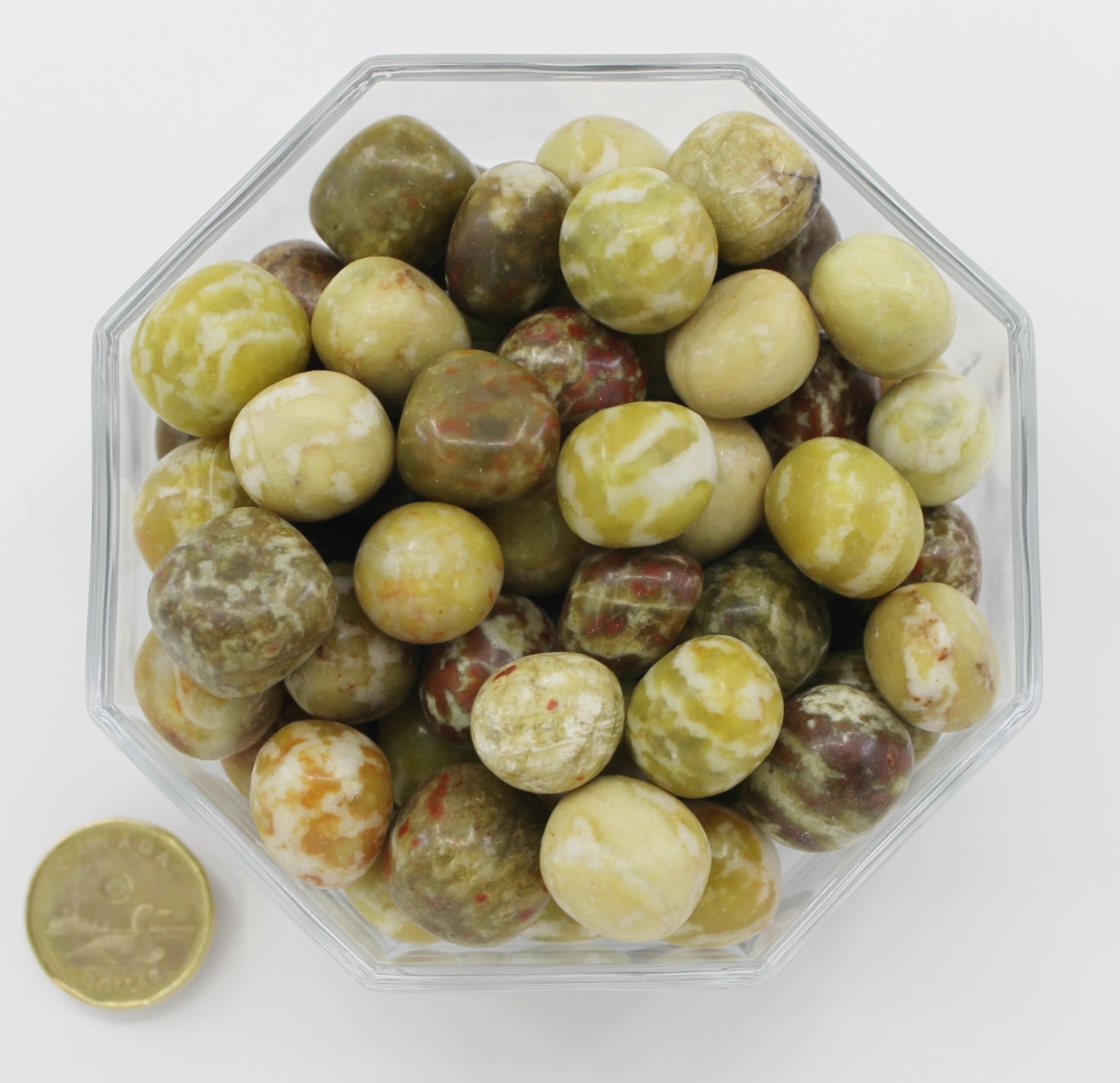 Apatite Green Red Large - Tumbled