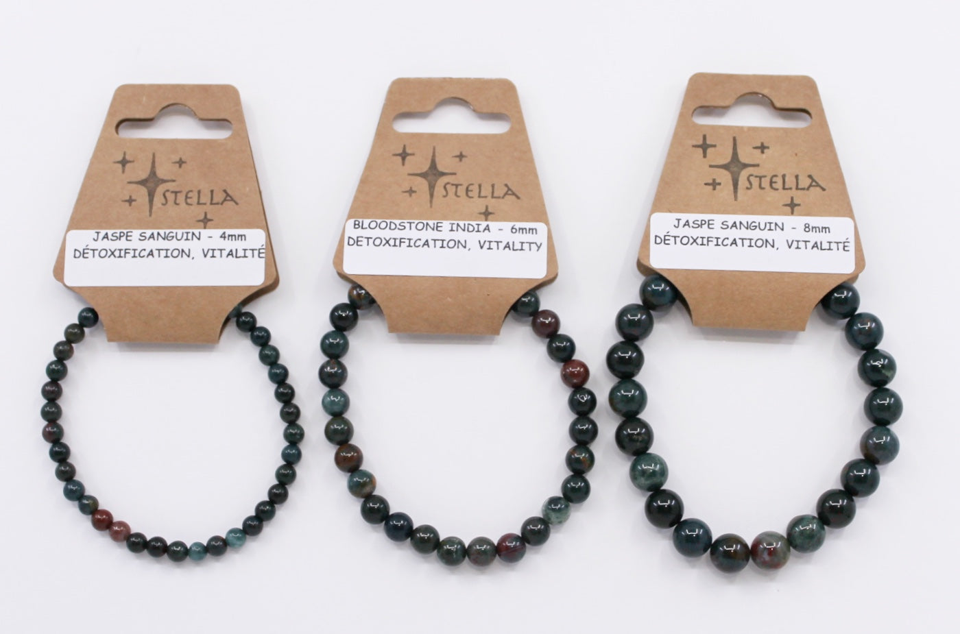 Jasper Bloodstone India - Stone Bracelets