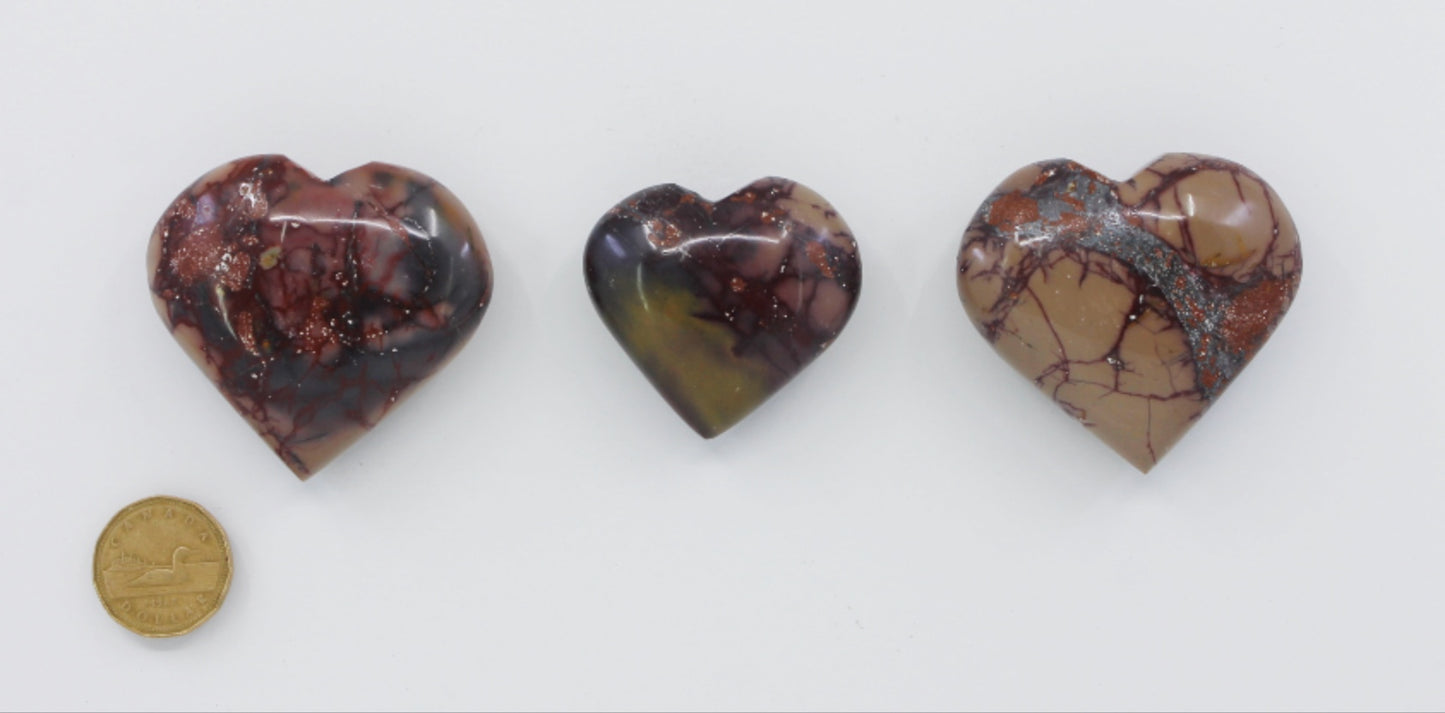Mookaite - Hearts