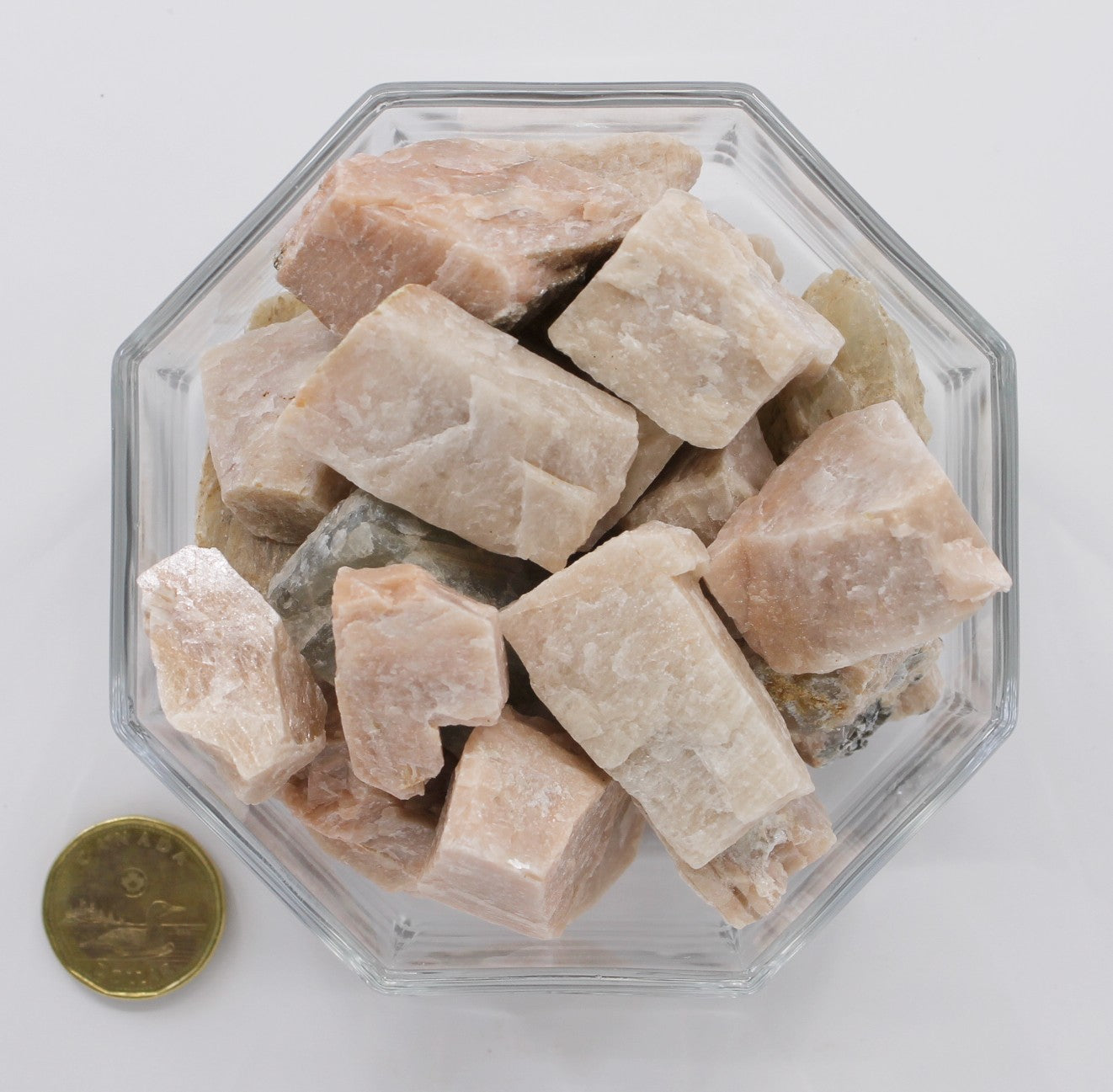 Moonstone Peach - Rough Rocks