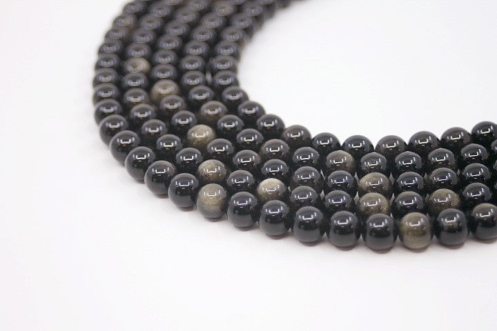 Obsidian Golden Sheen - Beads