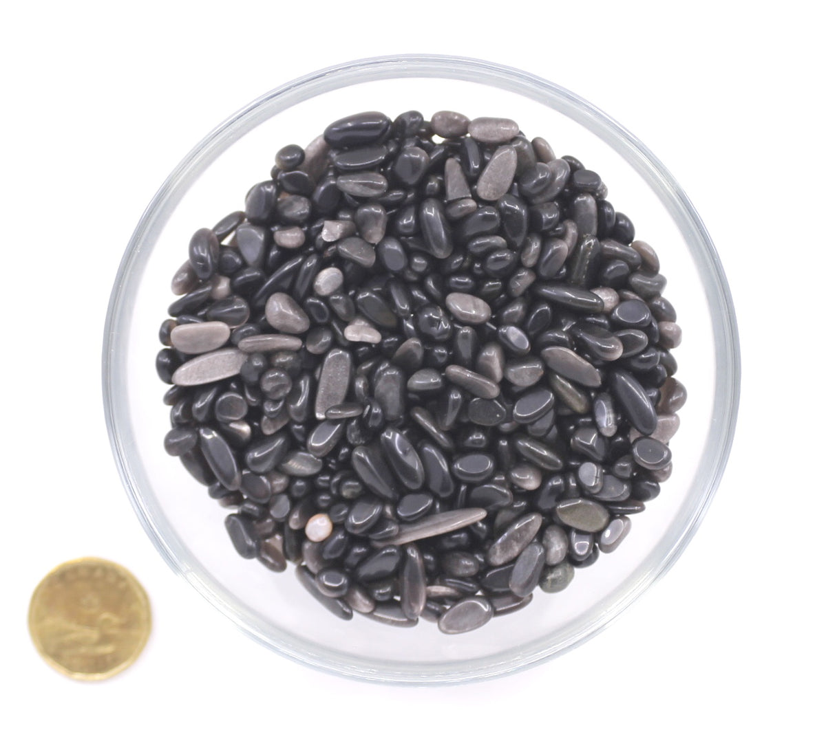 Obsidian Silver Sheen 5-7mm - Chips