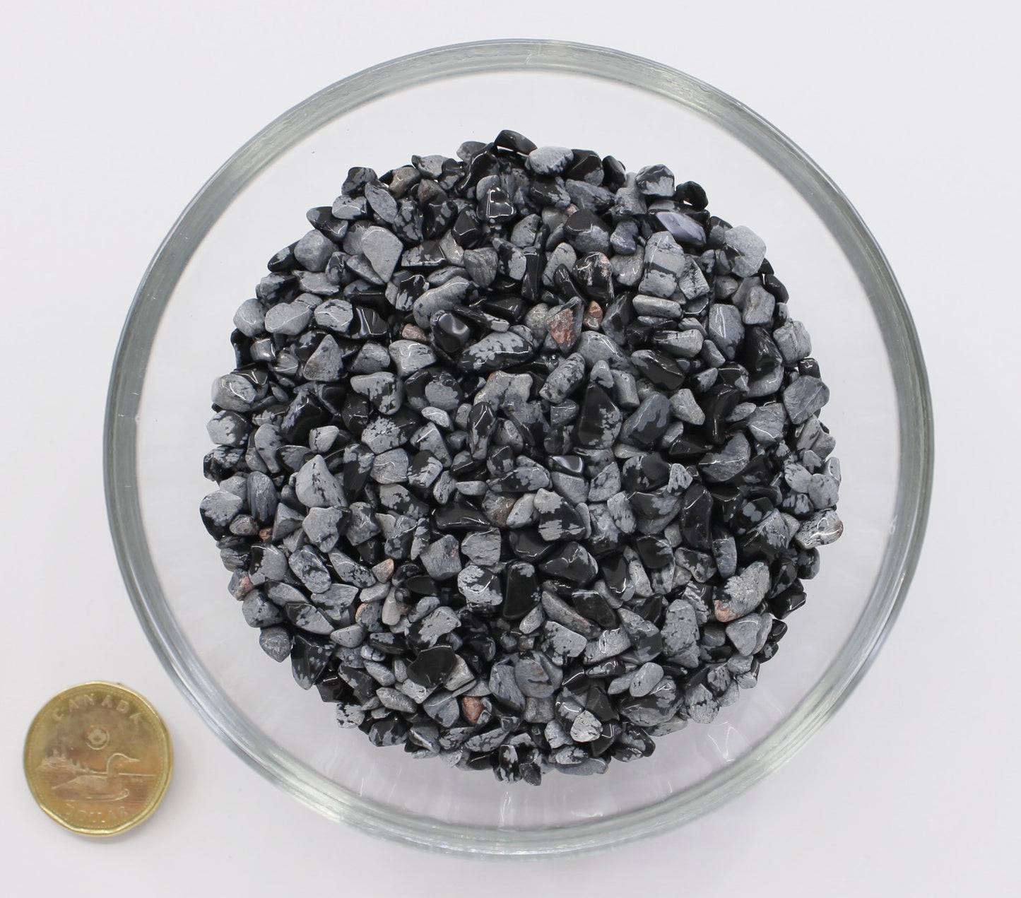 Obsidian Snowflake 5-7mm - Chips