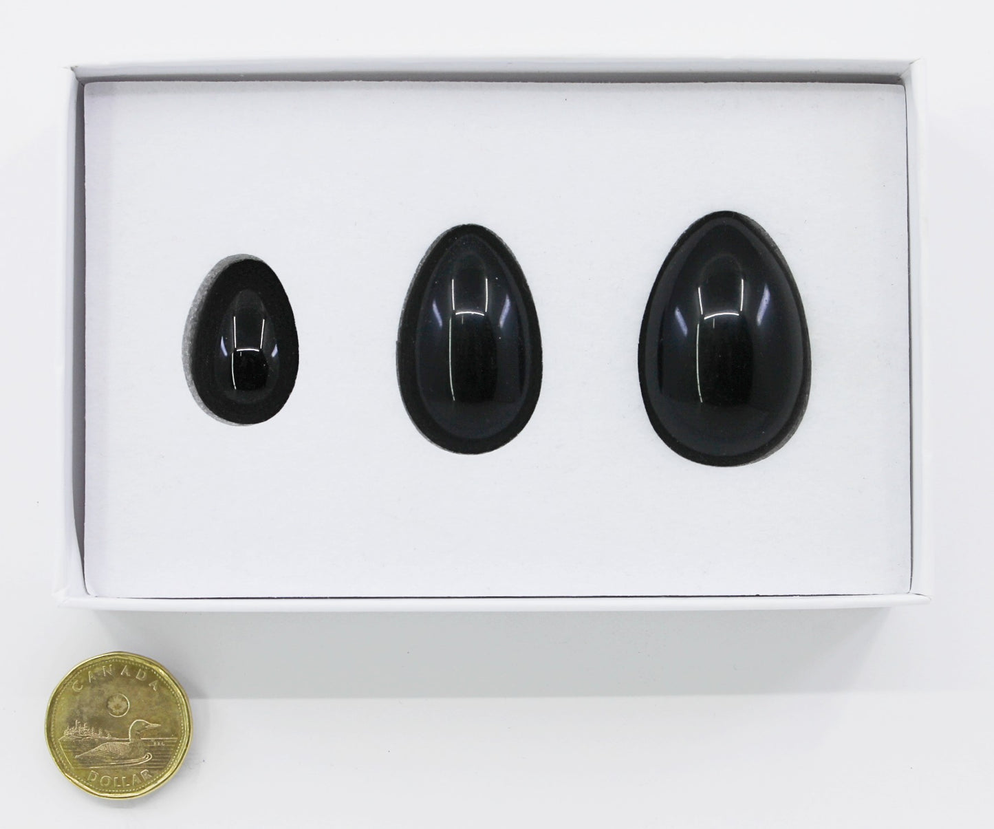 Obsidian - Yoni Eggs