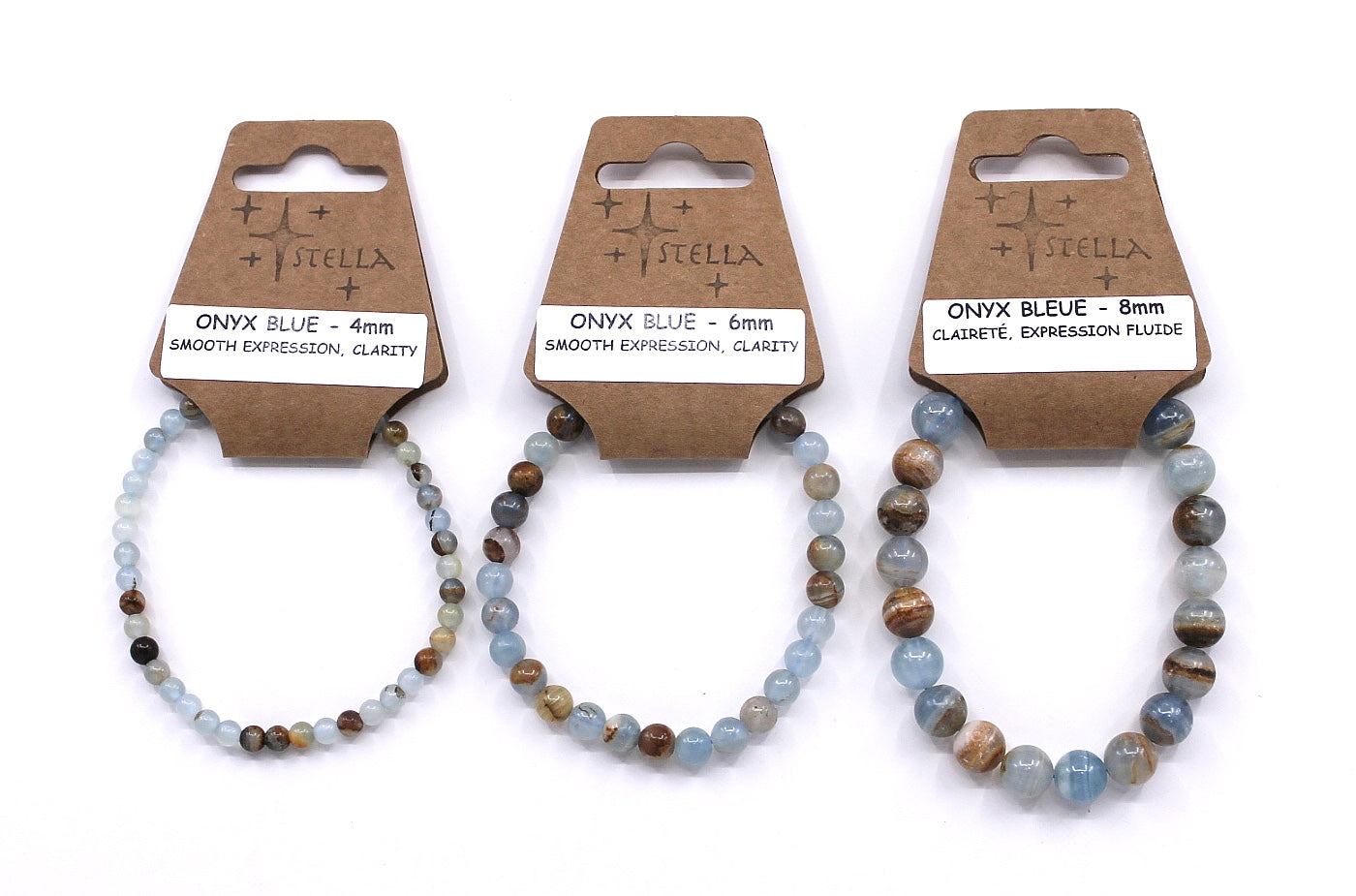 Onyx Blue - Stone Bracelets