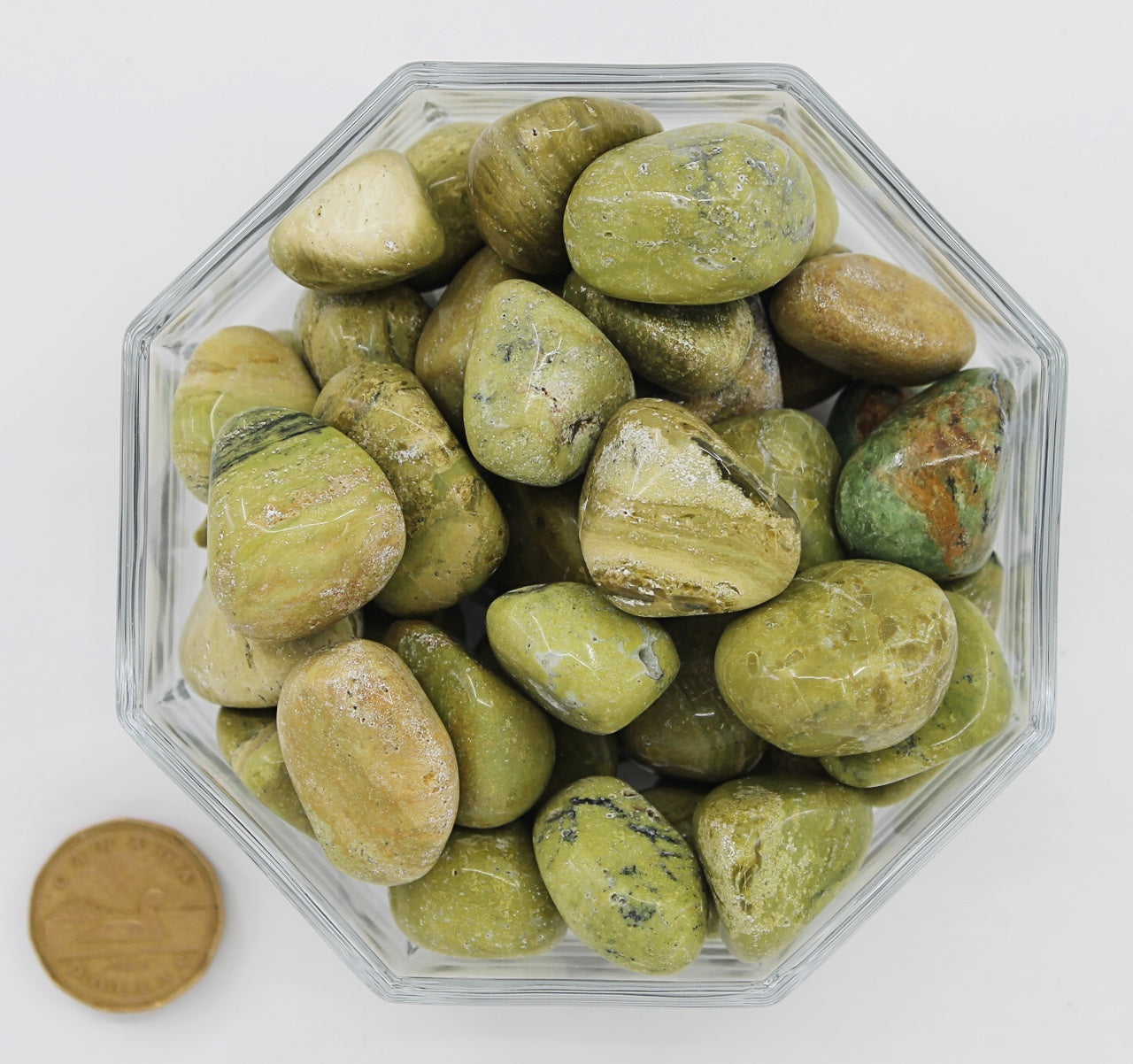 Opal Green Large - Tumbled