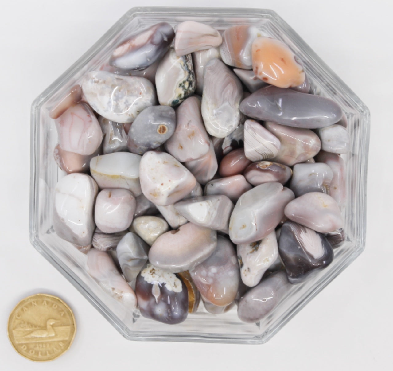 Agate Botswana Pink - Tumbled