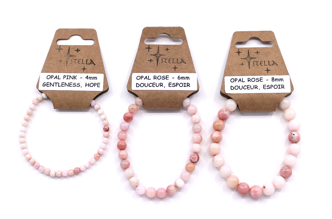 Opal Pink - Stone Bracelets