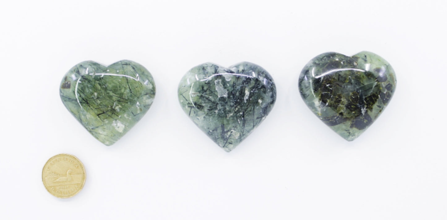 Prehnite - Hearts