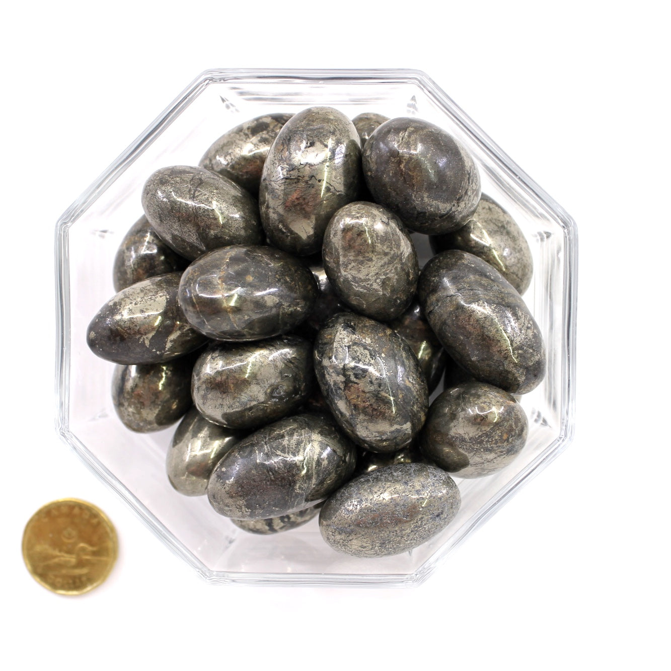 Pyrite Peru Rounded - Tumbled