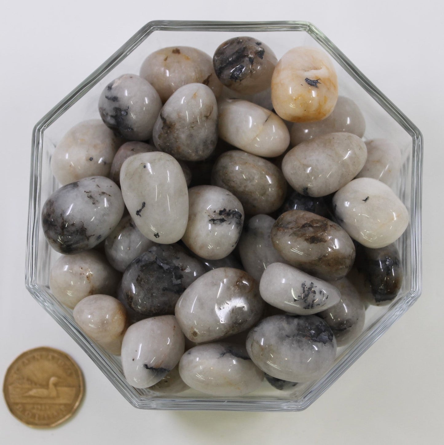 Quartz Galena Large - Tumbled