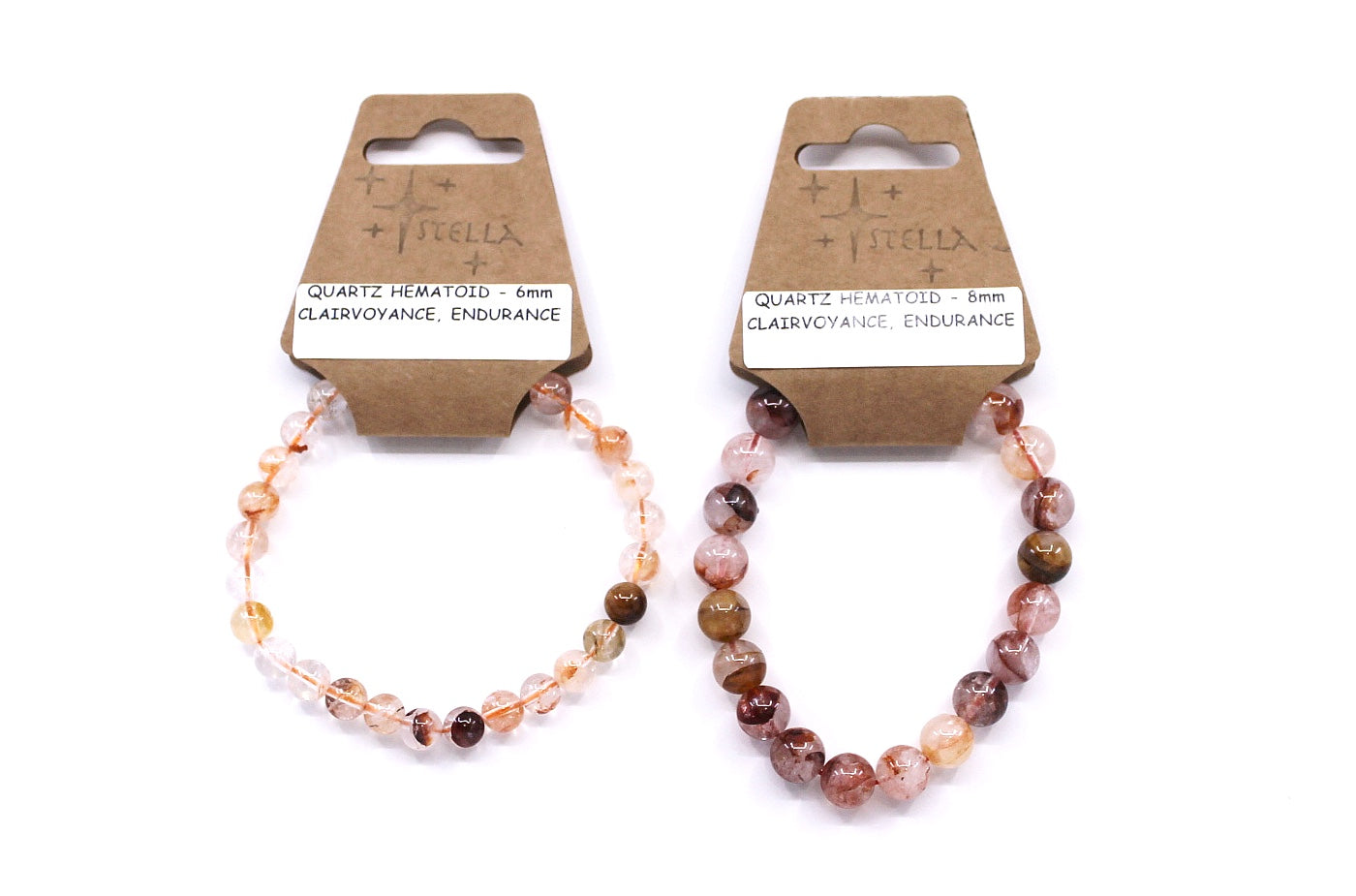 Quartz Hematoid (Fire) - Stone Bracelets