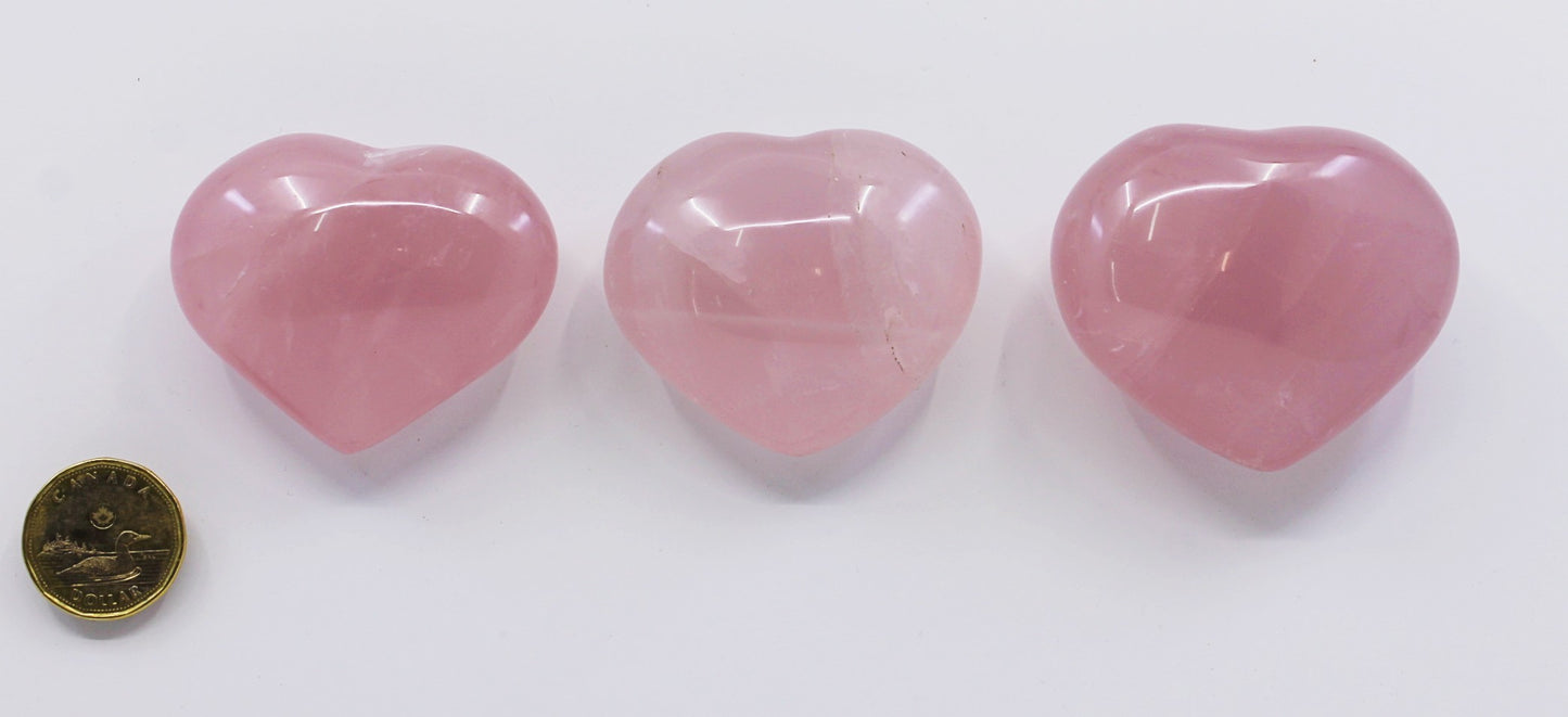 Rose Quartz Extra - Hearts