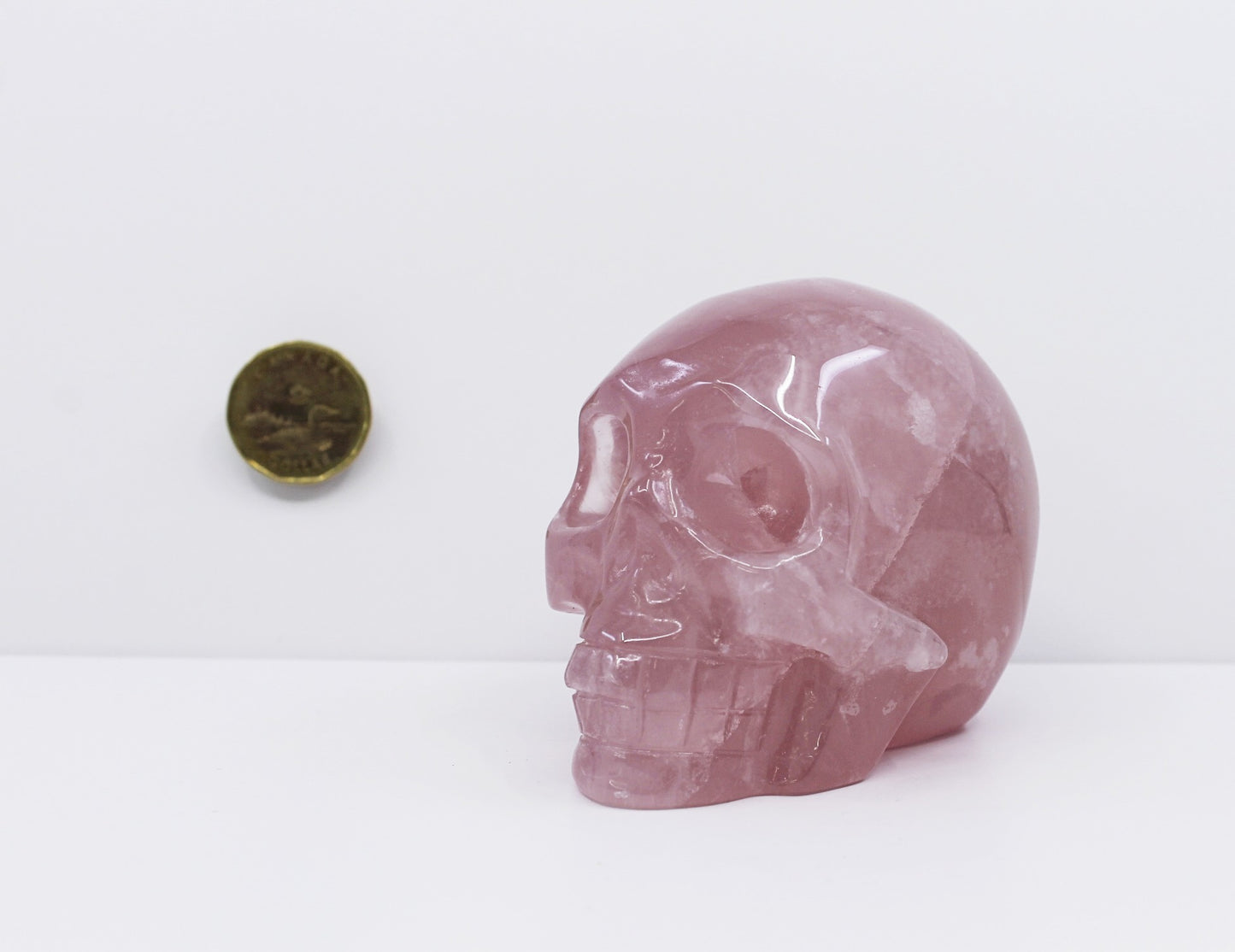 Rose Quartz - Crystal Skull