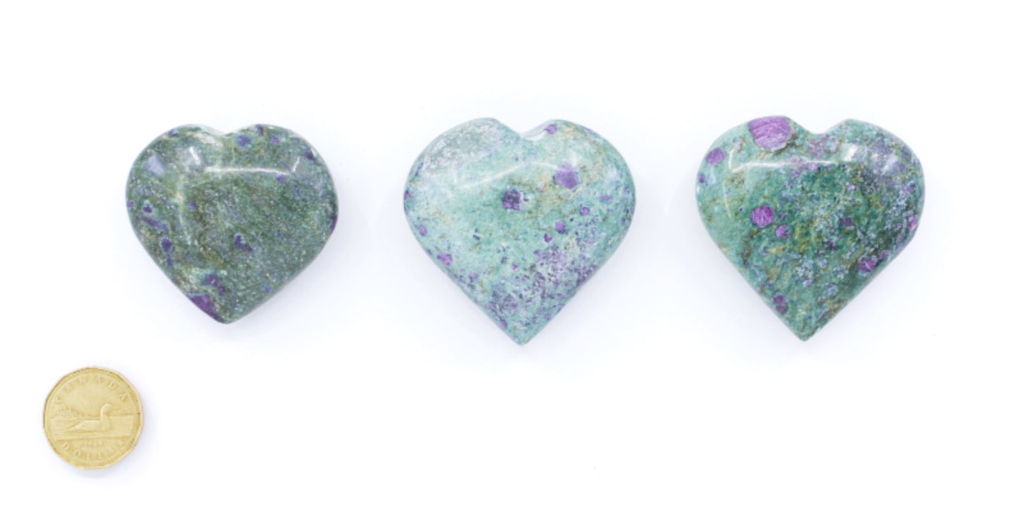 Ruby Fuschite - Hearts