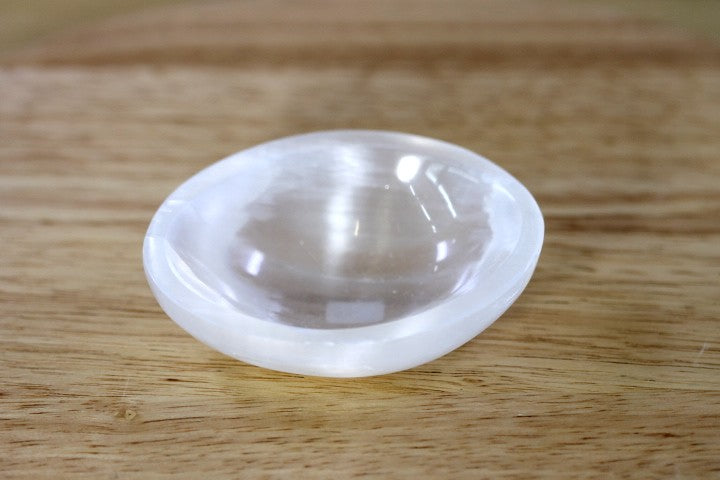 Bowl Oval - Selenite
