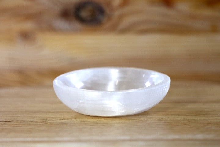 Bowl Oval - Selenite