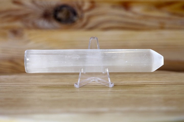 Flat Pointer Wand - Selenite