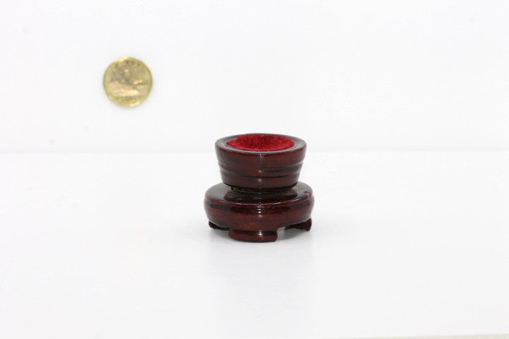 Rotating Wood Stand Large (for Sphere) - Display Stands