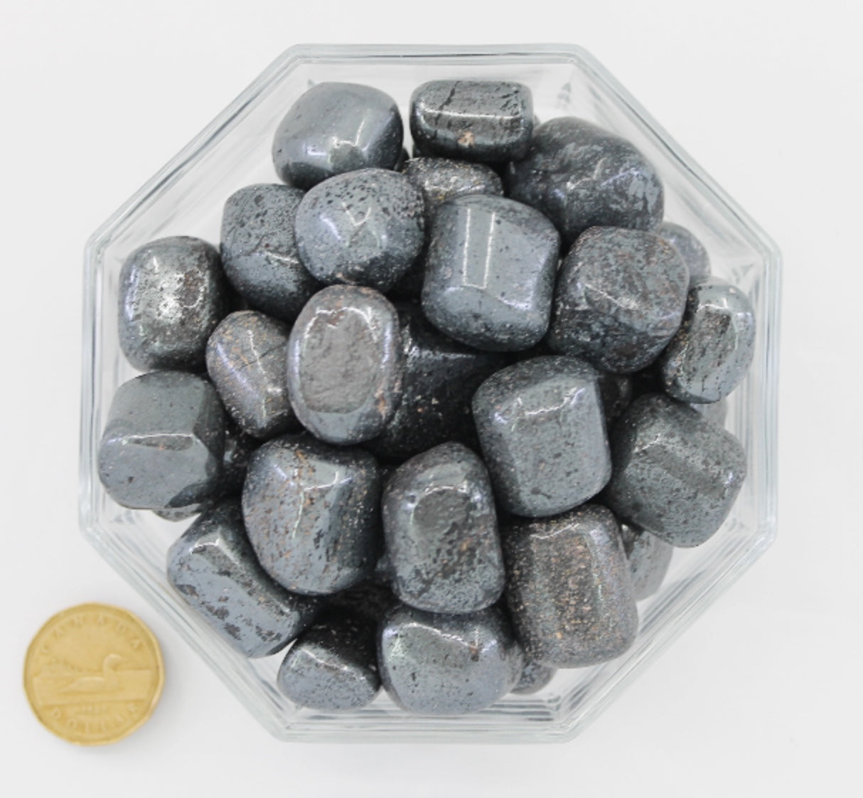 Spinel Black Large - Tumbled