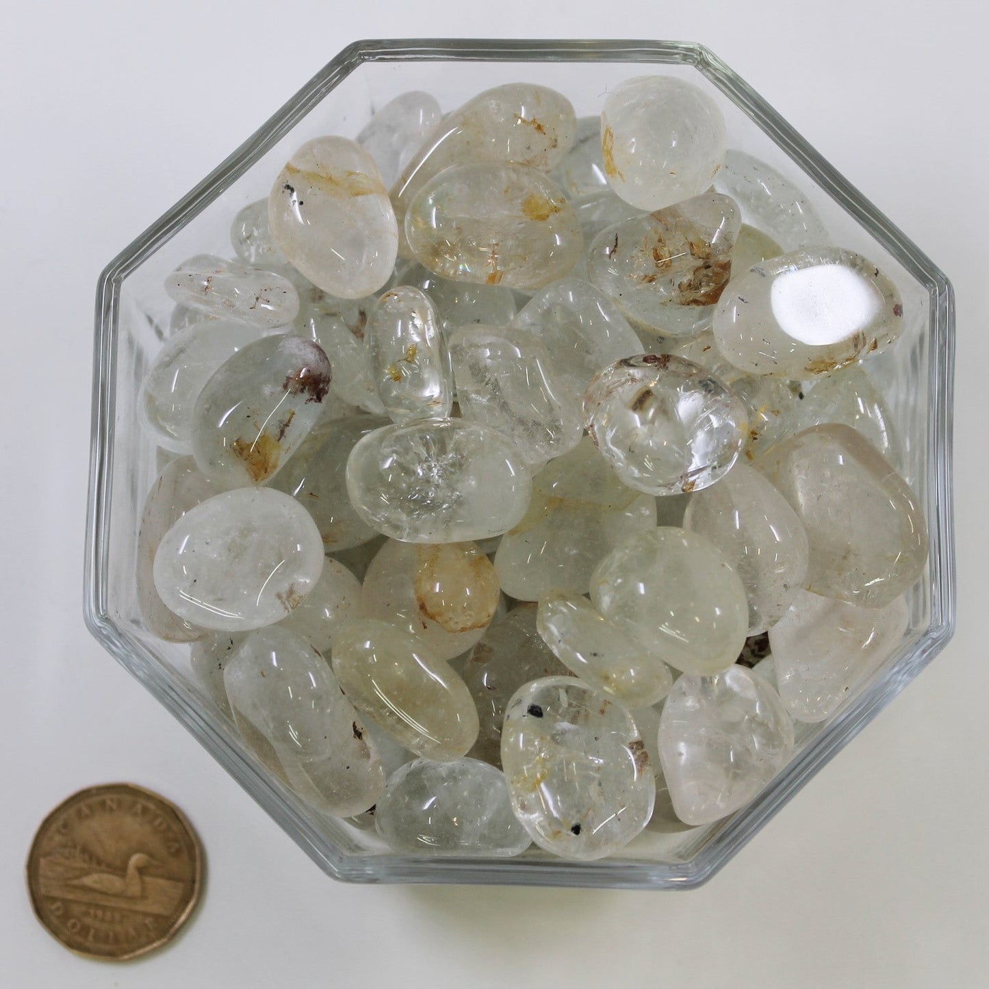 Topaz Silver Large - Tumbled