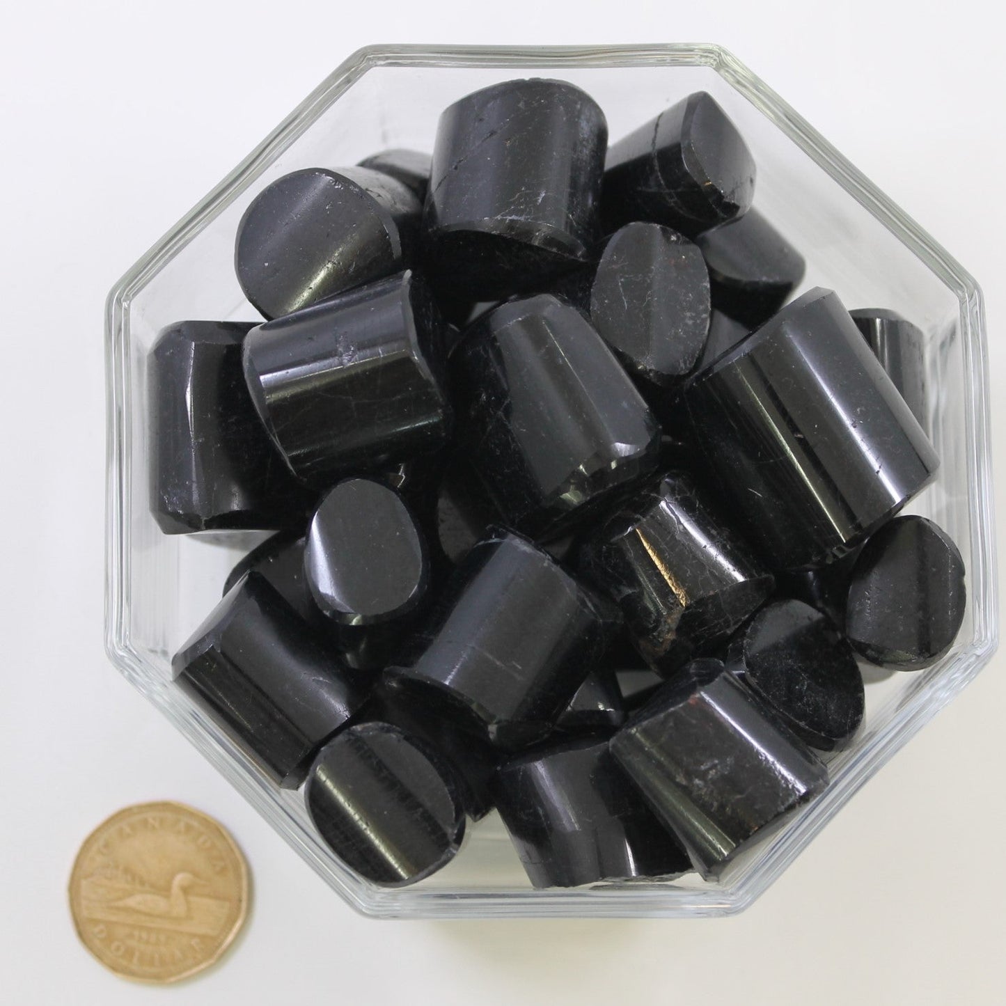 Tourmaline Black Large Extra - Tumbled
