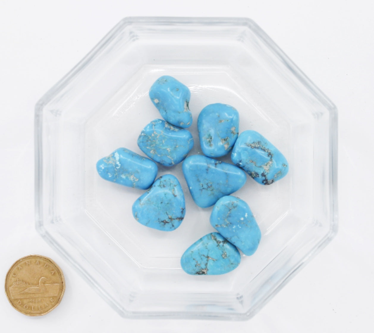 Turquoise Large - Tumbled