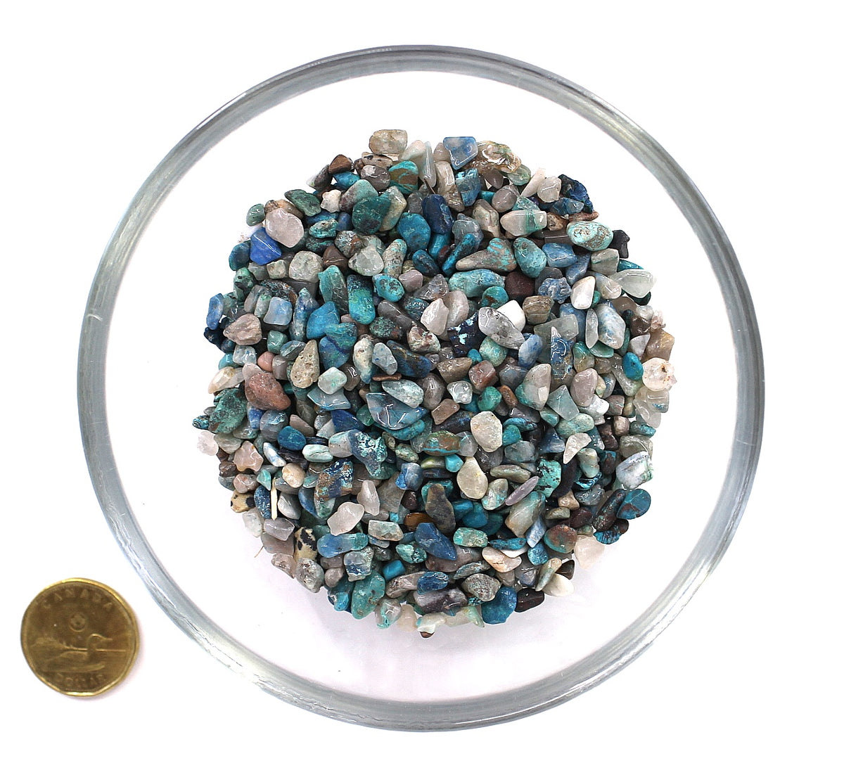 Chrysocolla Peruvian 5-7mm - Chips
