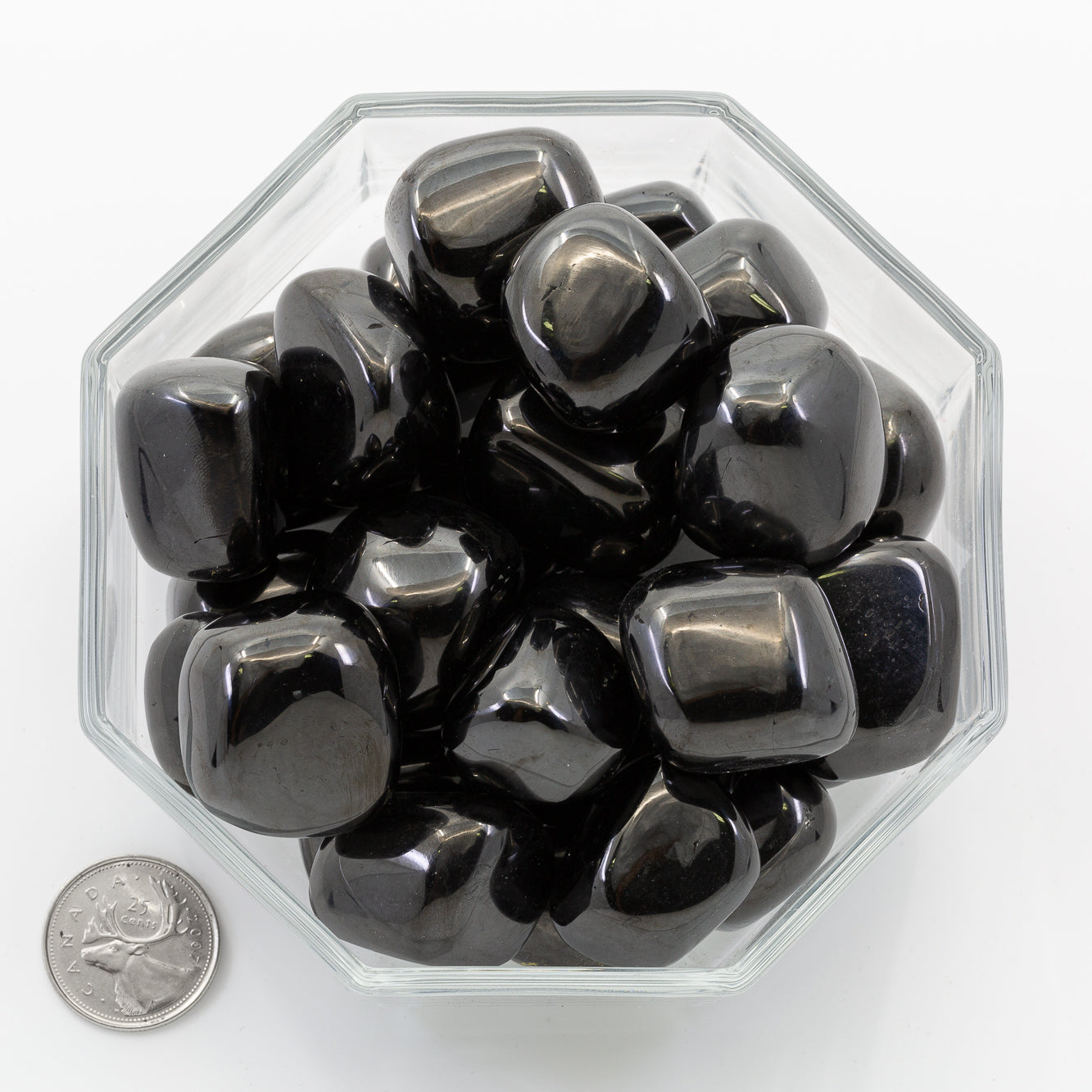 Anthracite Coal Large - Tumbled